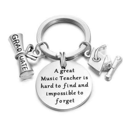 Graduation Keychain Personalised with Engraving Charms-Jessemade AU