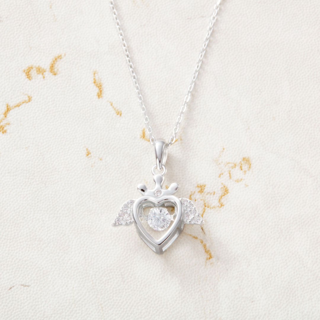 Heart Wings Dance Necklace Gifts For Her-Jessemade AU