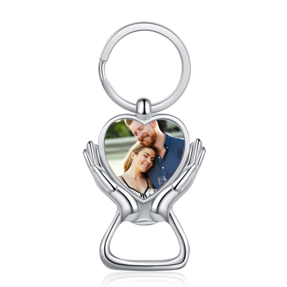 Personalised Keychain Custom photo Keychain Gifts For Him-Jessemade AU