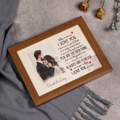 Valentine's Day Gift Personalised Photo Frame Couple Love Gifts For Her Him "YOU ARE THE BEST THING"-Jessemade AU