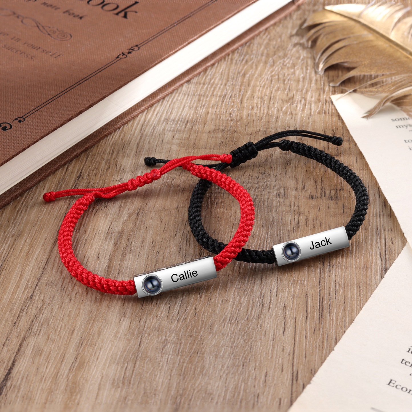 Personalised Projection Bracelet Custom Photo Couple Bracelet Creative Gift for Her-Jessemade AU