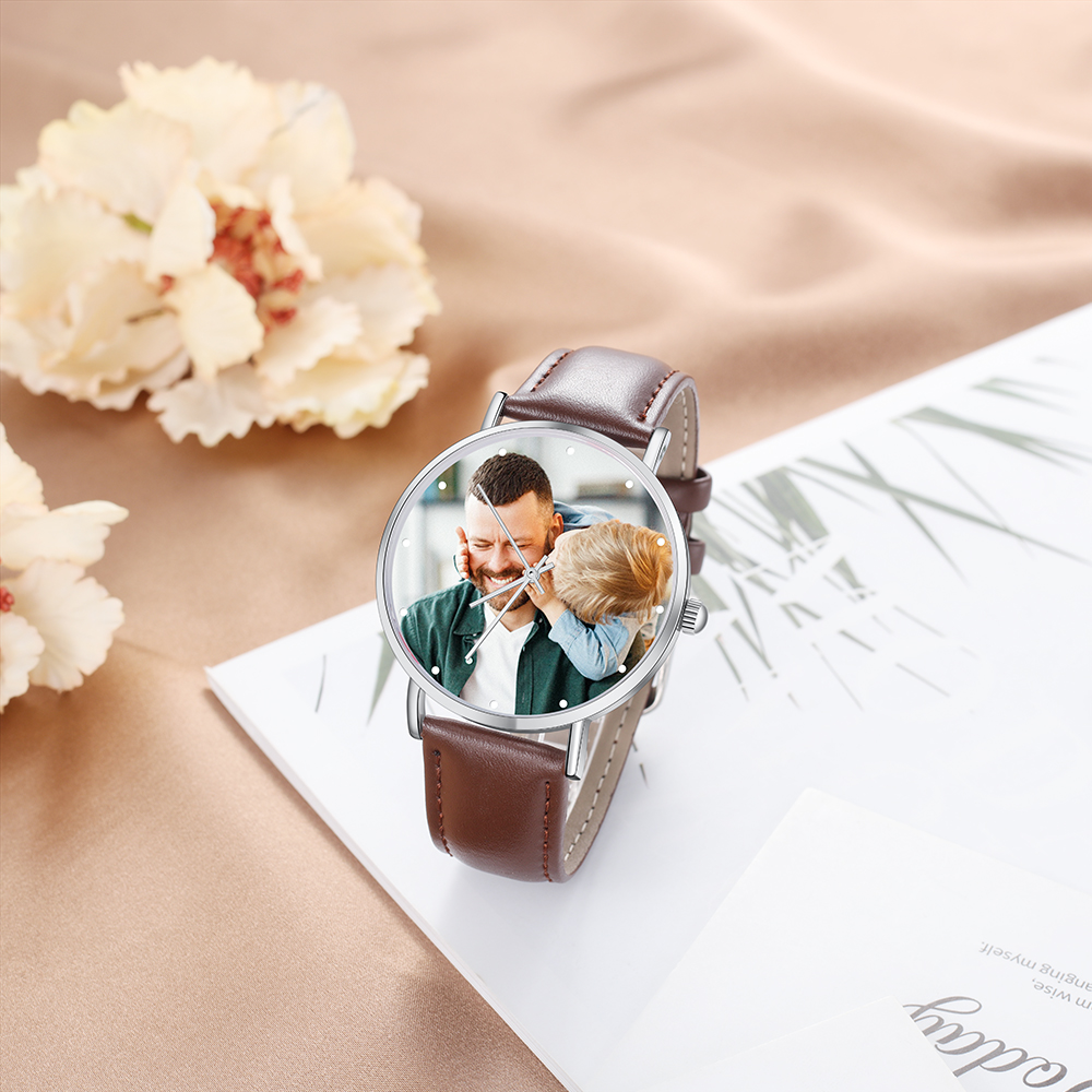 Personalised Photo Watch Custom Picture Watch Gifts For Father-Jessemade AU