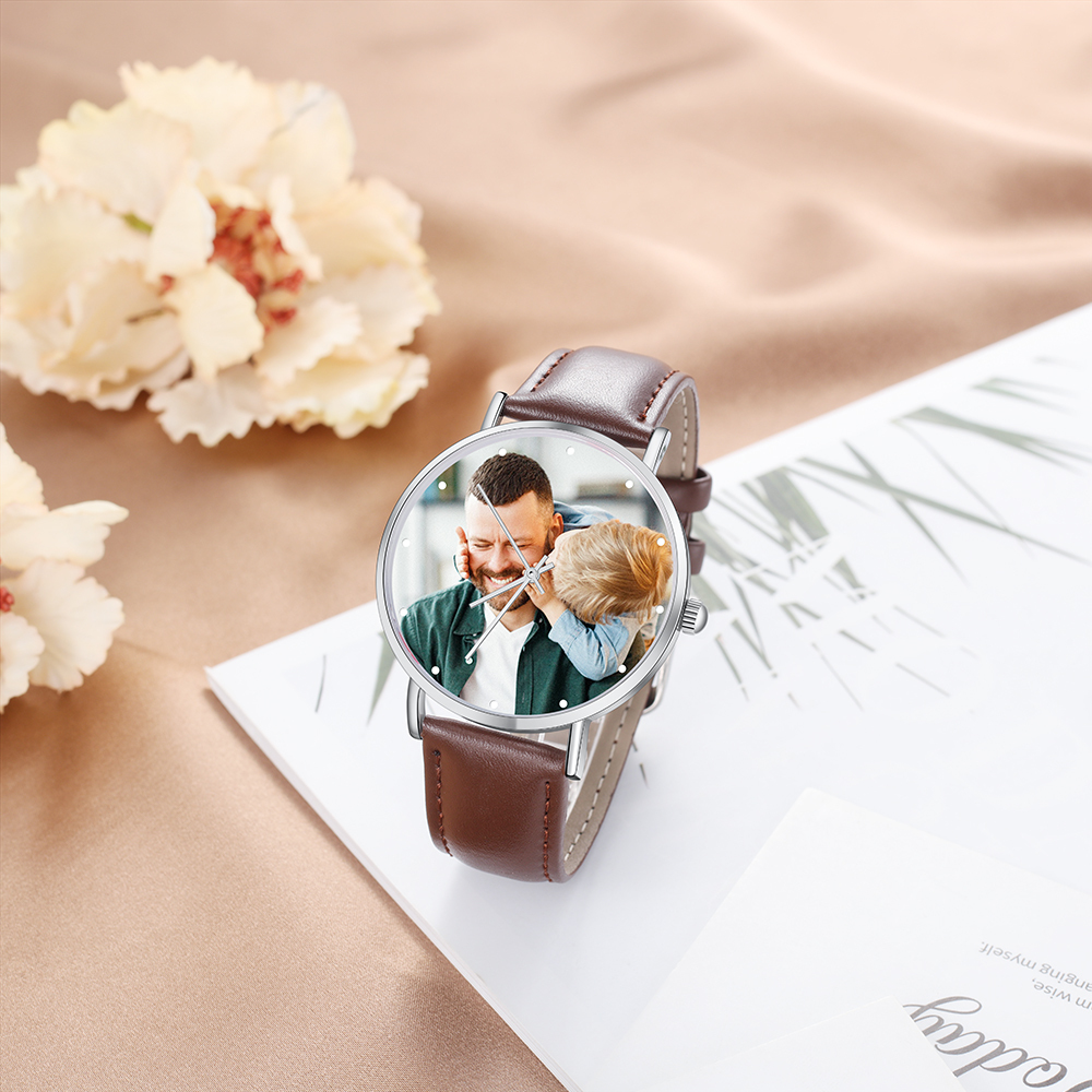 Personalised Photo Watch Custom Picture Watch Gifts For Father-Jessemade AU