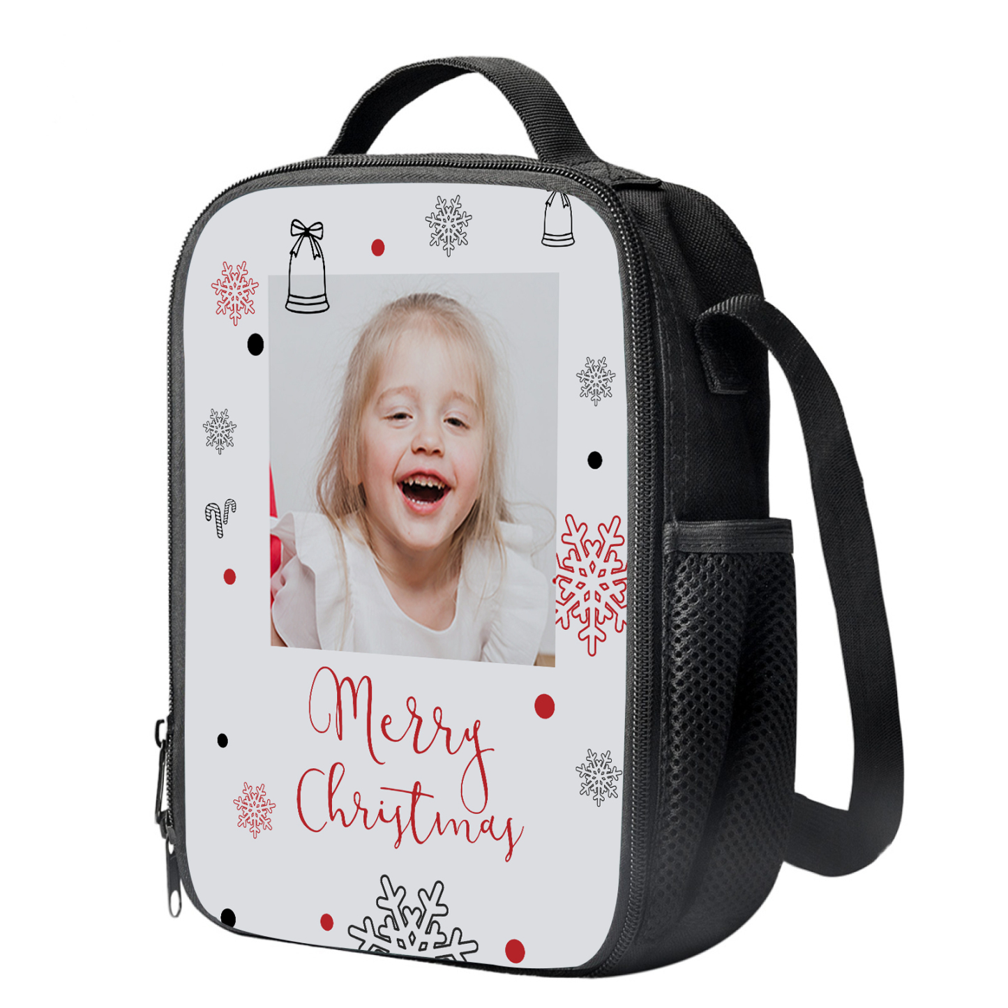 Custom Photo Lunch Bag Personalised Snow Lunch Box Gifts for Kids-Jessemade AU
