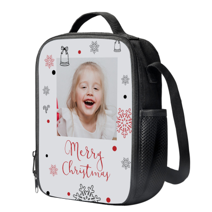 Custom Photo Lunch Bag Personalised Snow Lunch Box Gifts for Kids-Jessemade AU