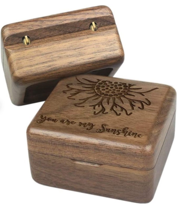 Rectangle Shape Music Box-Jessemade AU