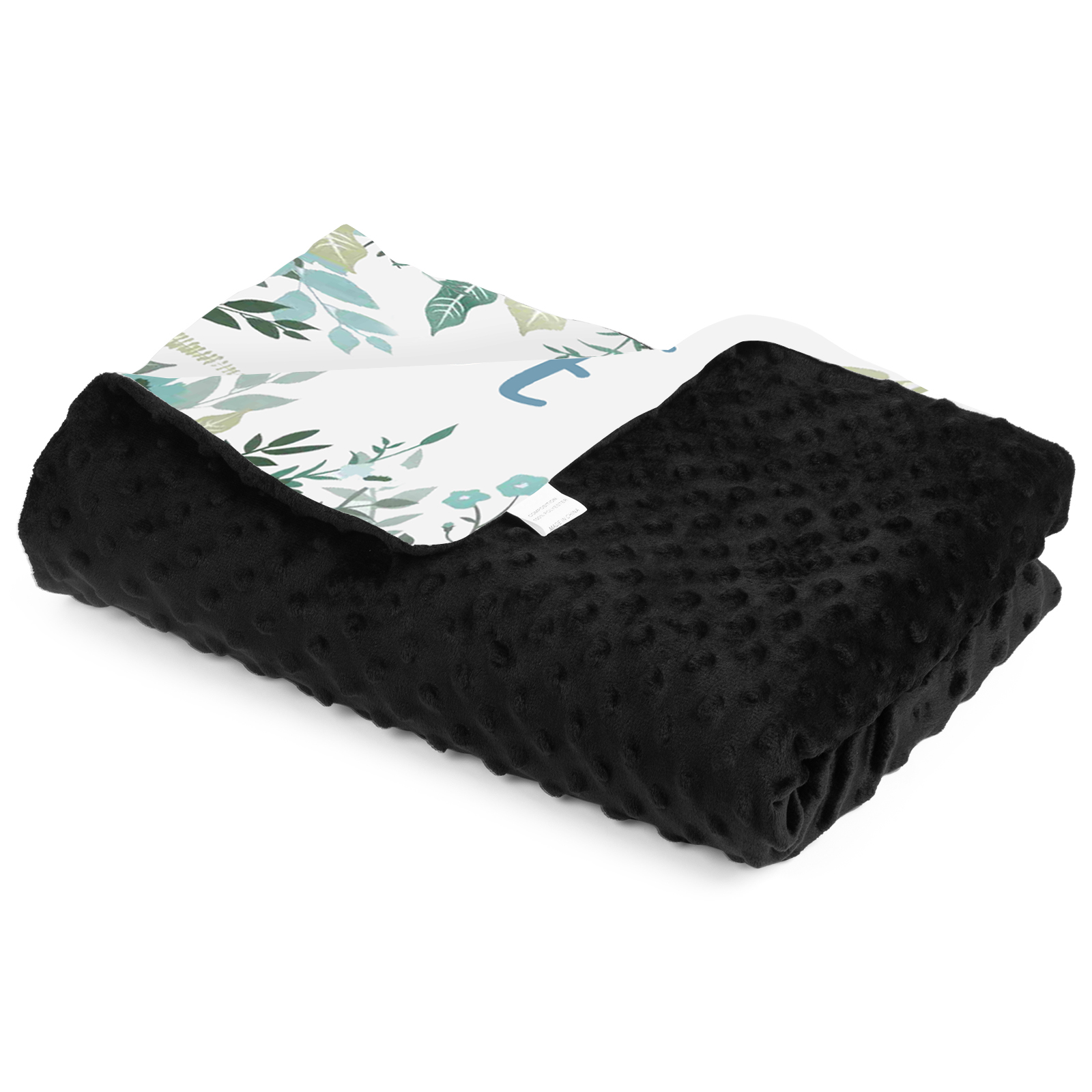 Personalised Monkey Blanket Custom Name Cute Cartoon Blanket-Jessemade AU