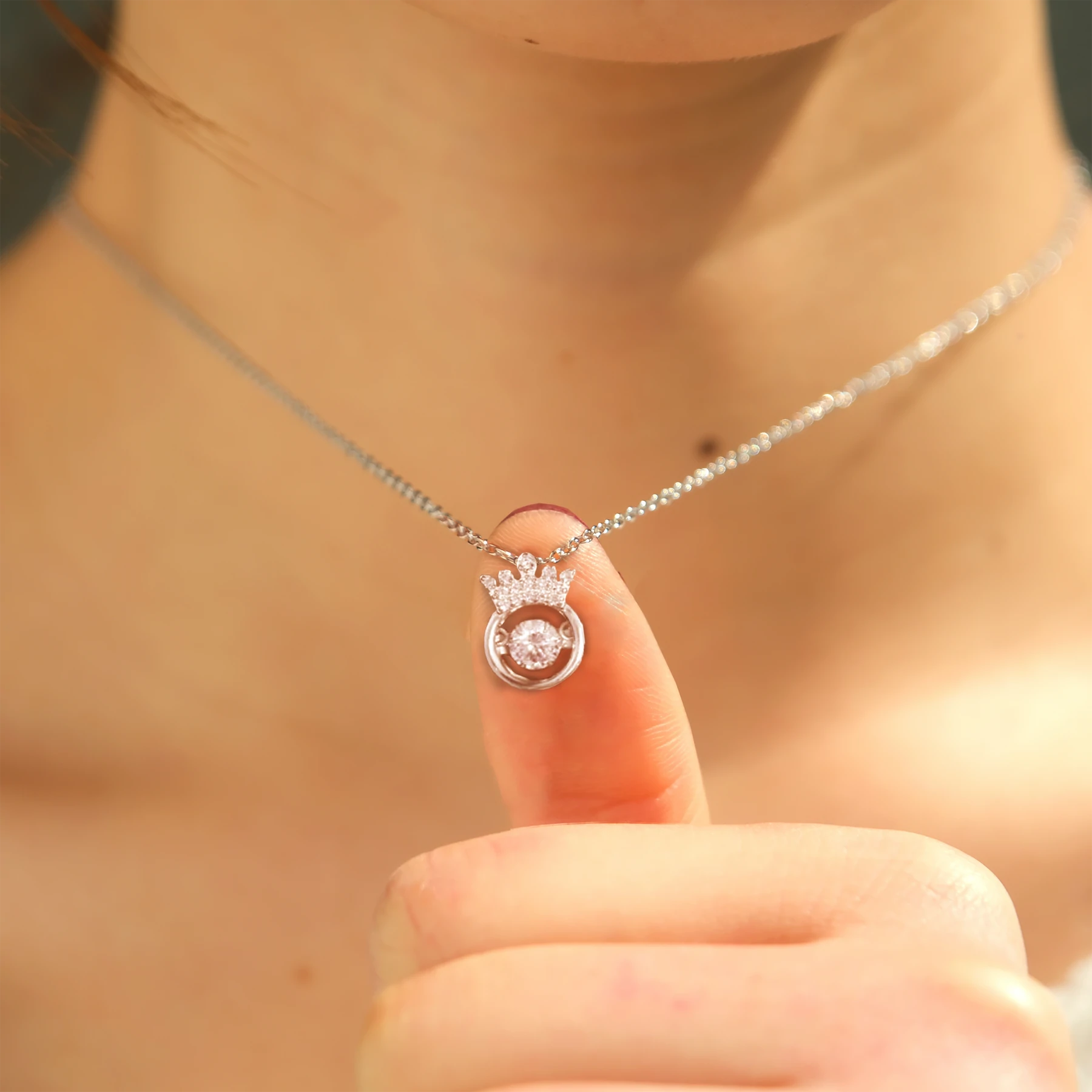 To My Badass Daughter Crown Necklace "I Will Always Be There for You"-Jessemade AU