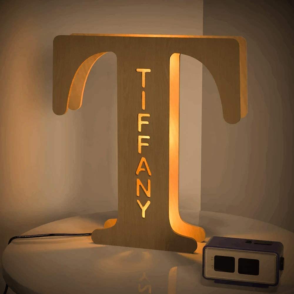 Personalised Name Letter Light S~Z 19/29CM-Jessemade AU