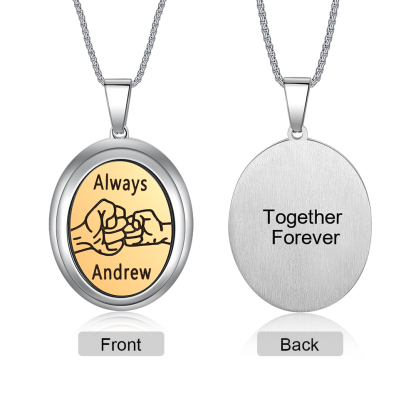 Personalised Men's Necklace For Dad-Jessemade AU