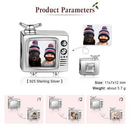 Camera Photo Custom Bracelet with 1 Charm-Jessemade AU