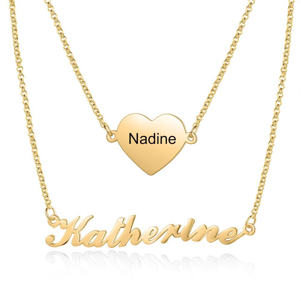 Personalised Necklace Custom 1 Name Necklace Gift For Her-Jessemade AU
