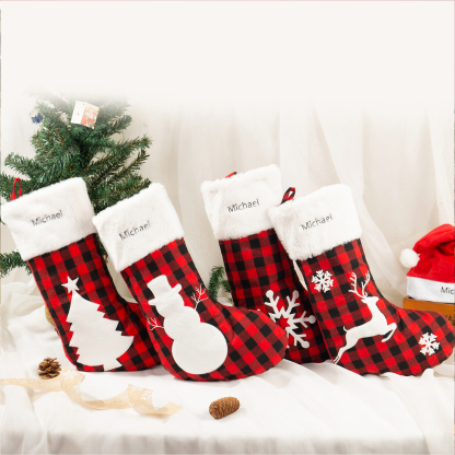Personalised Christmas Stockings Custom Name Stockings Decoration-Jessemade AU