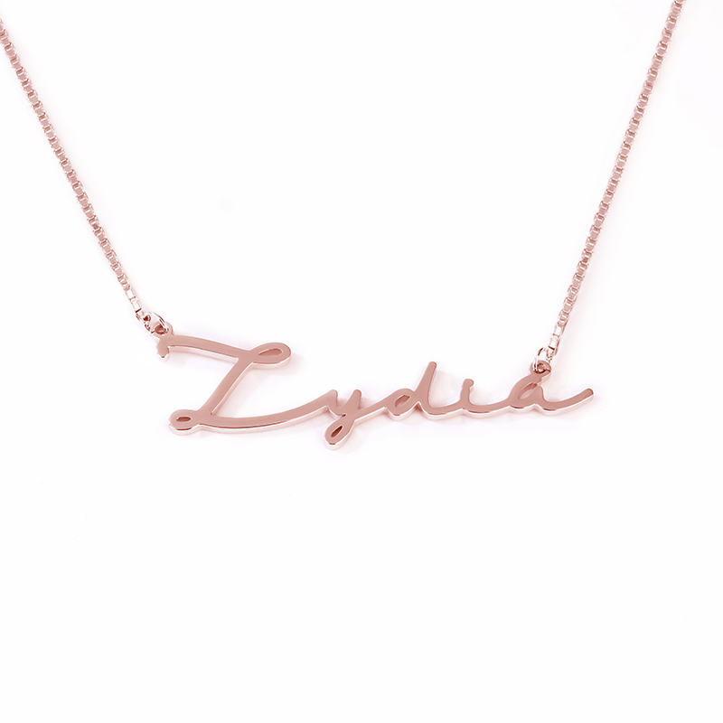 Personalised Necklace Custom 1 Name Necklace Gift For Her-Jessemade AU