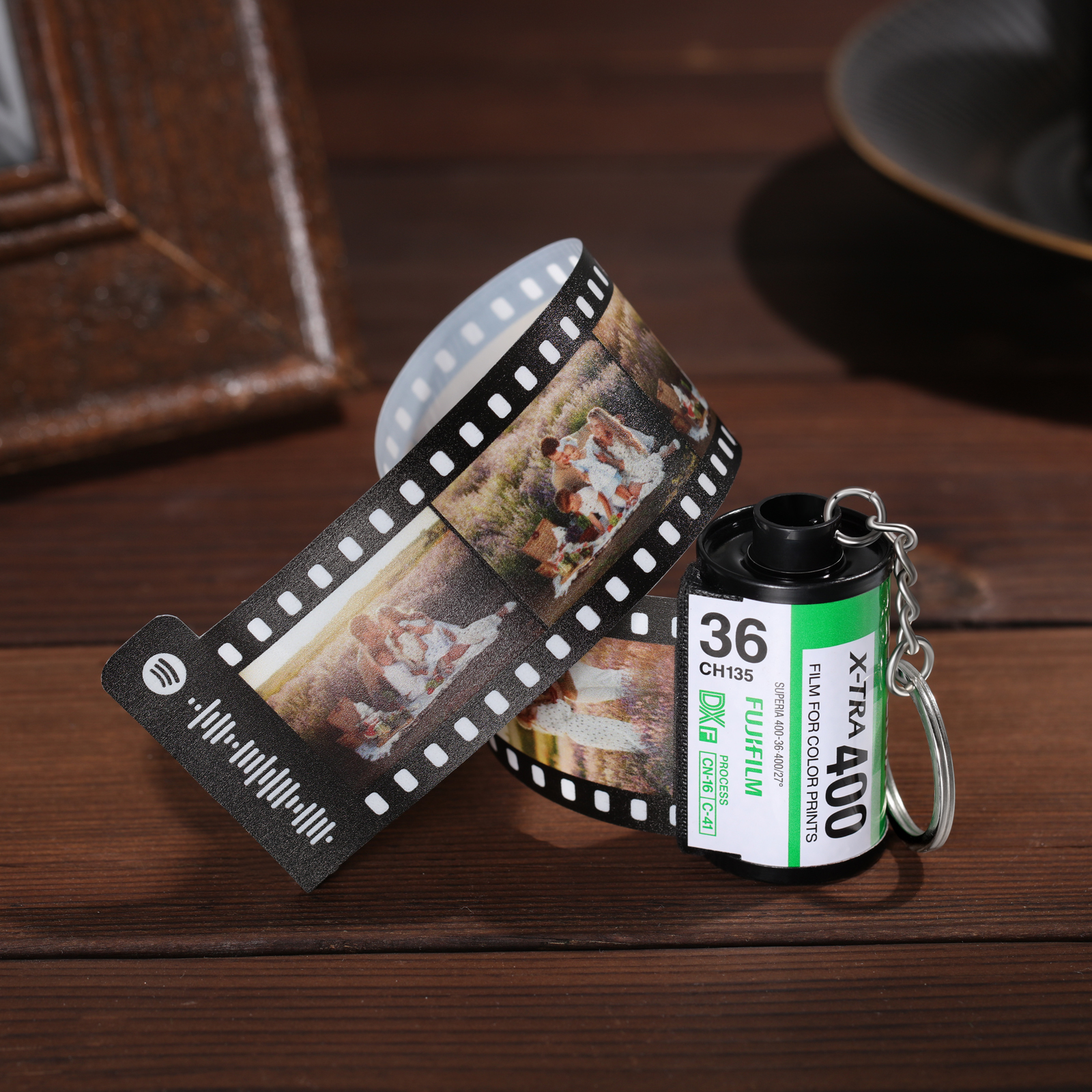 Personalised Spotify Code Memory Camera Roll Photo Keychain-Jessemade AU