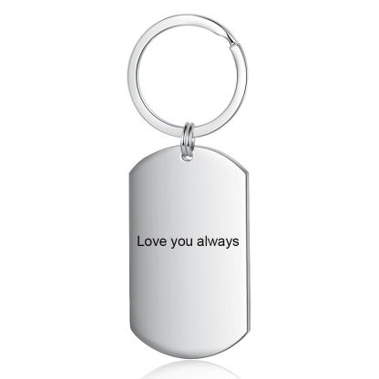 Personalised Keychain Engraved Photo Keychain Gifts For Her-Jessemade AU