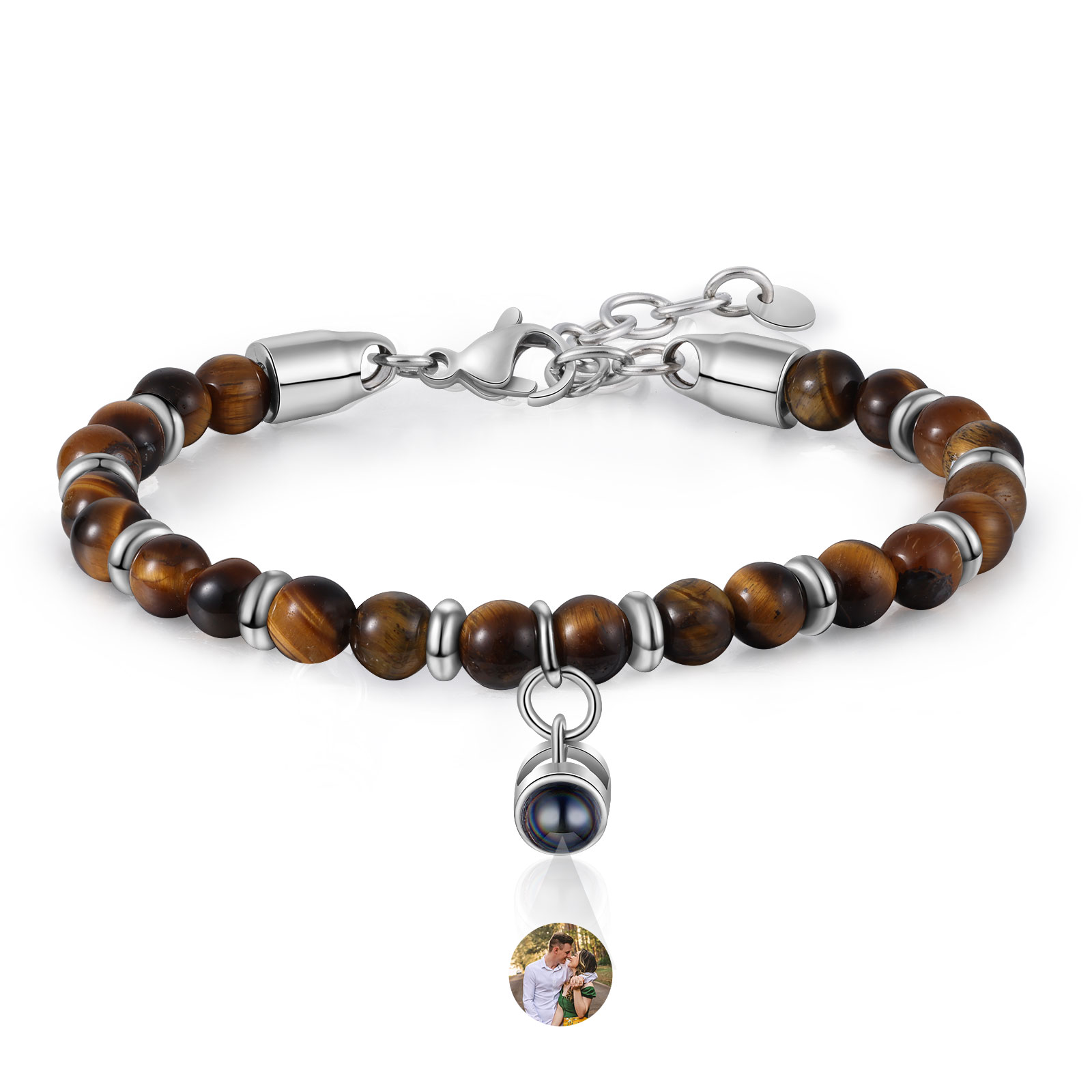 Personalised Projection Bracelet Custom Photo Bracelets Adjustable Bracelet Creative Gift for Him/Her-Jessemade AU