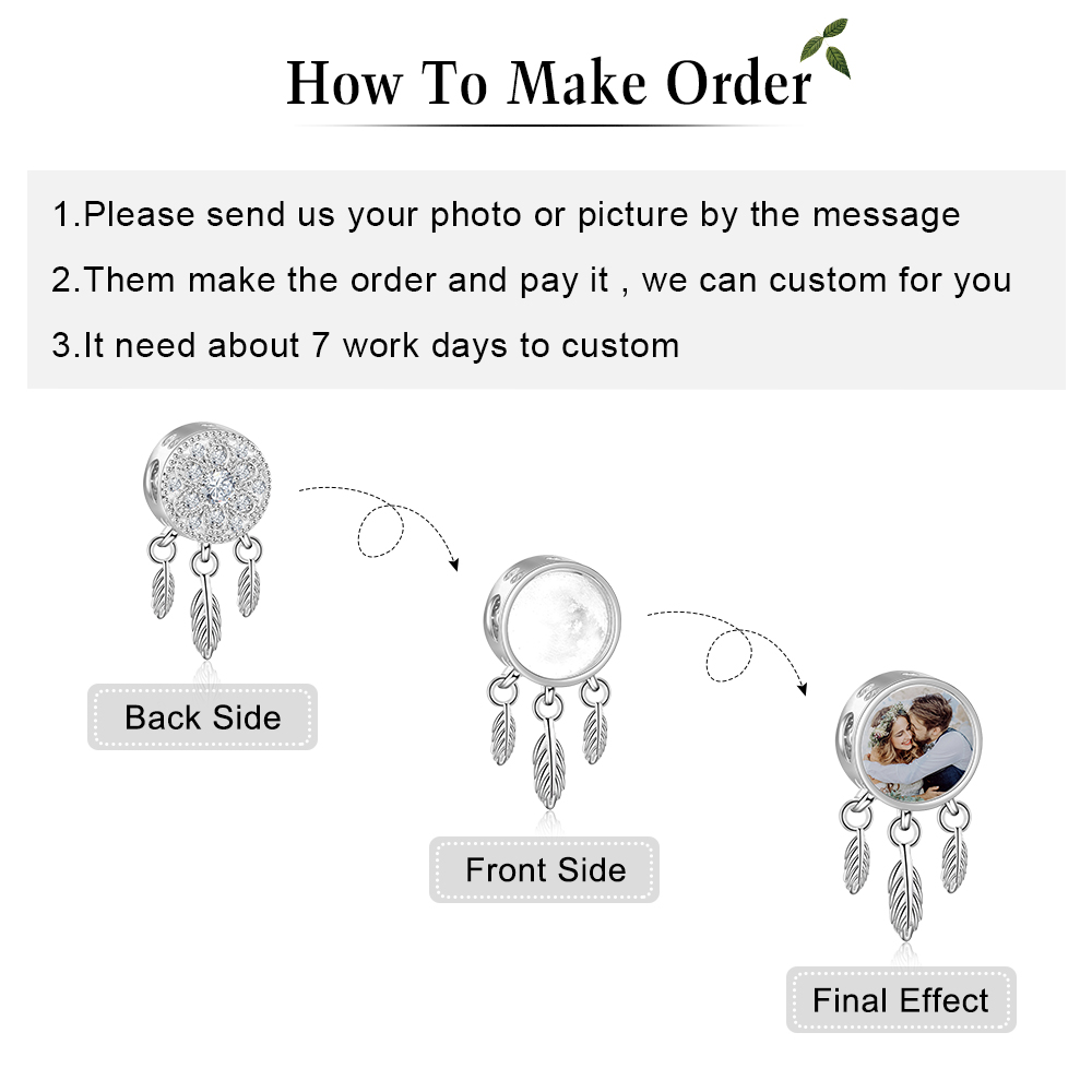 Photo Custom Bracelet with 1 Charm-Jessemade AU