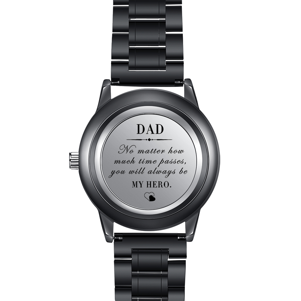 Personalised Watch Custom Names And letters Watch Date Keepsake Gifts for Him-Jessemade AU