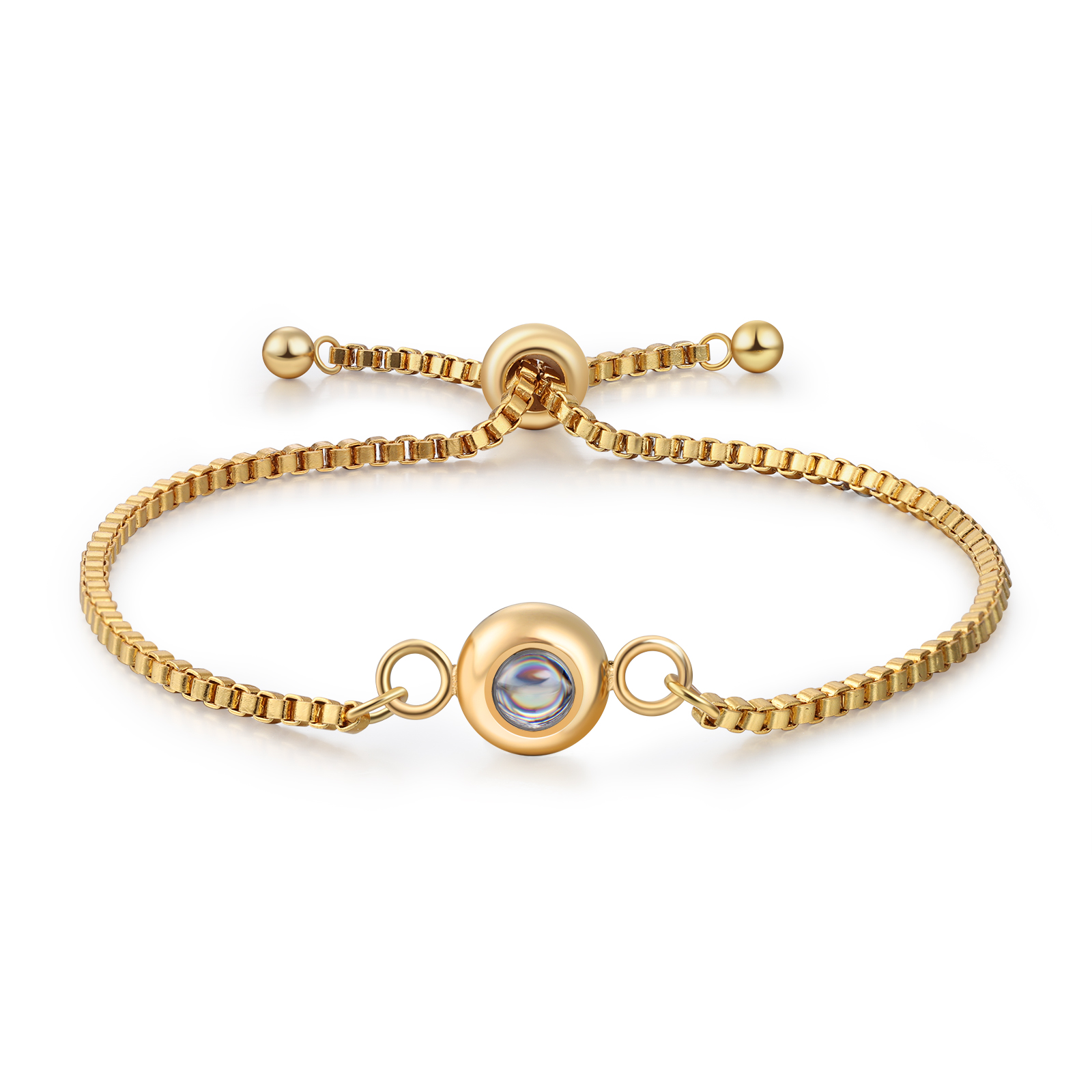 Personalised Projection Bracelet Custom Colourful Photo Bracelet Adjustable Couple Bracelet Personalised Gift for Her-Jessemade AU