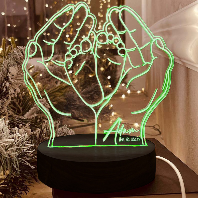 Personalised Dream Catcher Night Light Custom Name Gifts For Kids-Jessemade AU