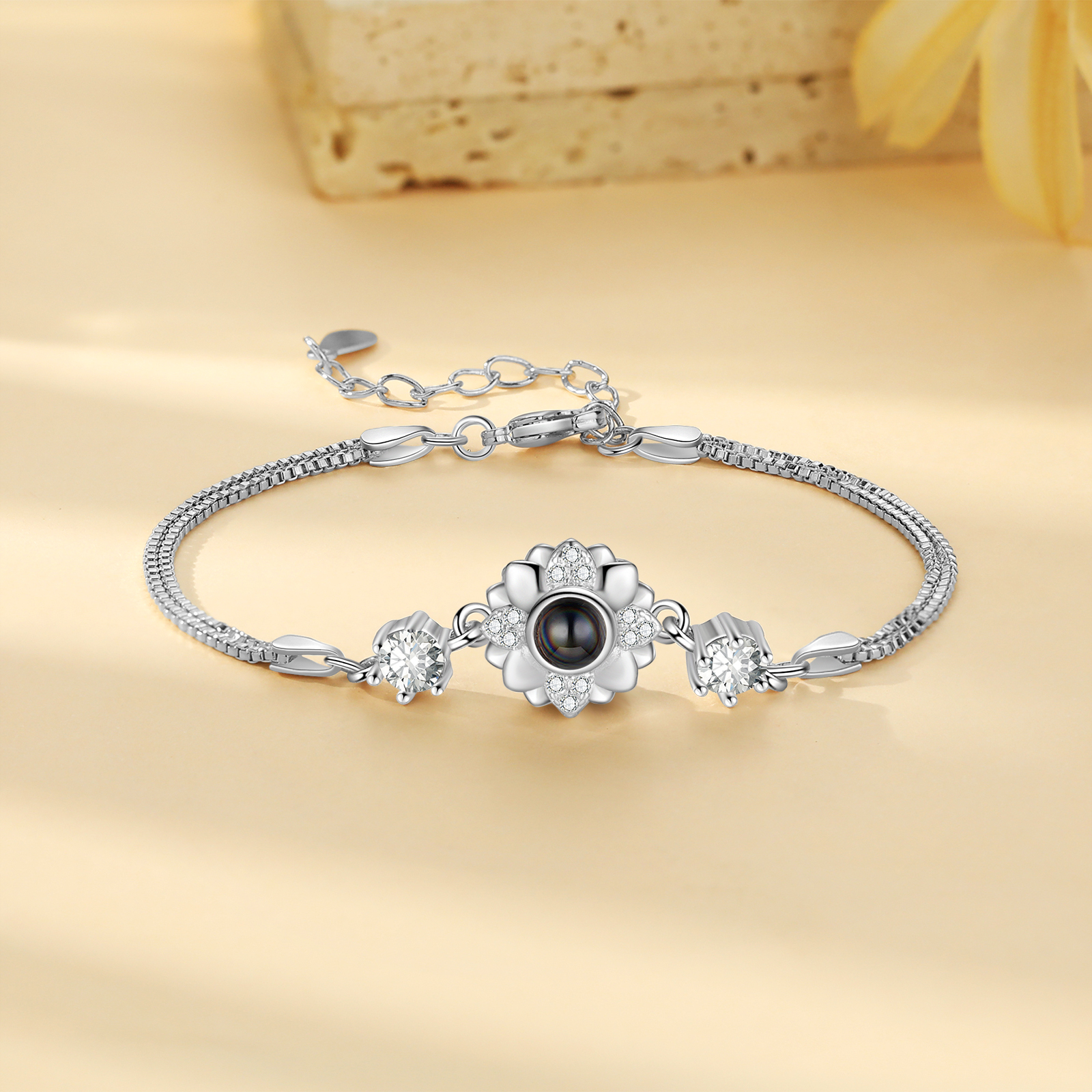 Personalised Projection Bracelet Customised Photo Bracelet Adjustable Bracelet Creative Gift for Her-Jessemade AU