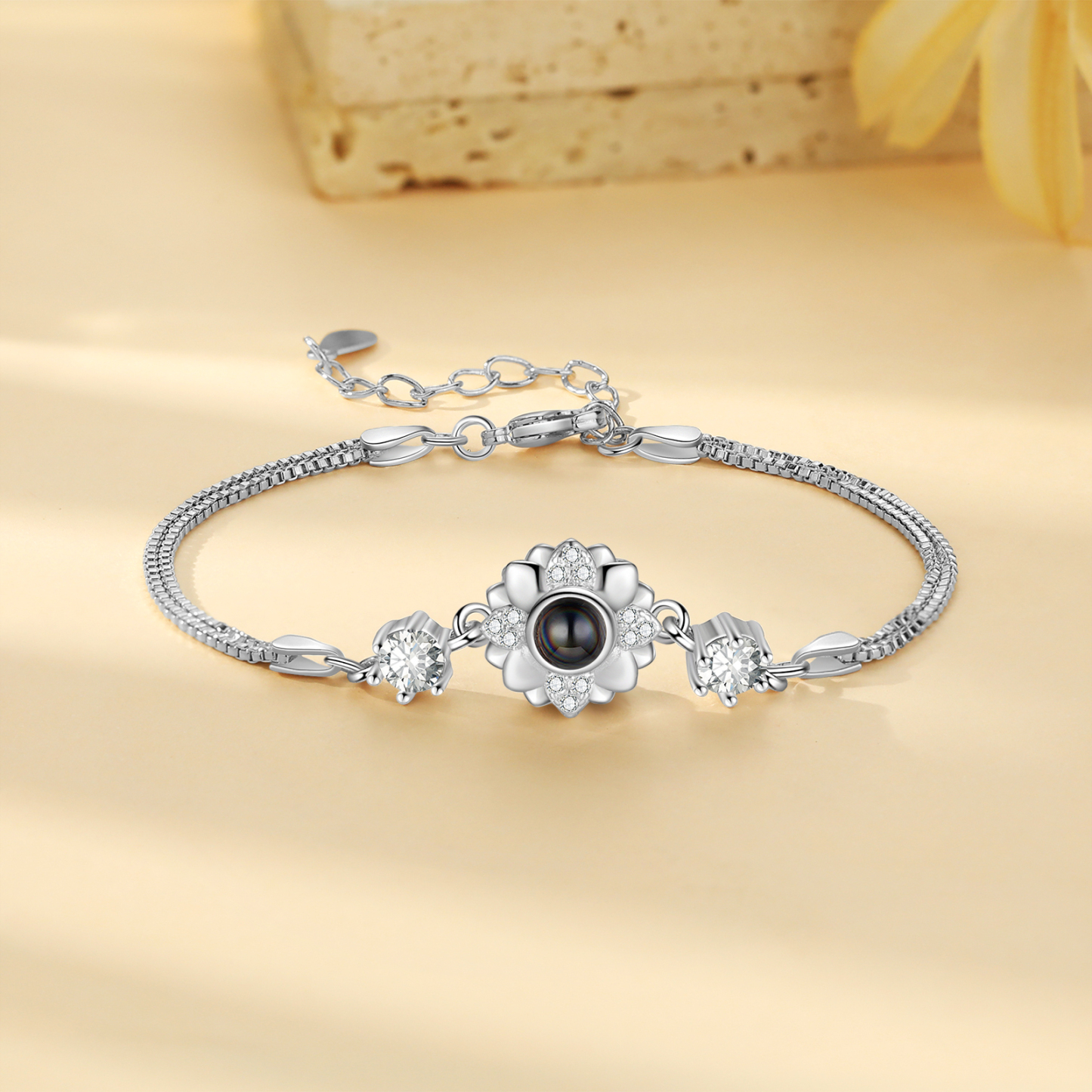 Personalised Projection Bracelet Custom Photo Bracelet Adjustable Bracelet Creative Gift for Her-Jessemade AU