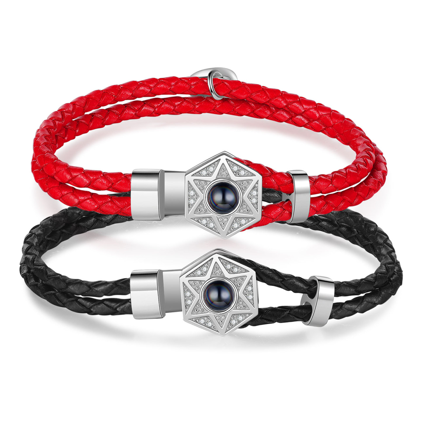 Personalised Magnetic Projection Bracelet Custom Photo Couple Bracelet Creative Gift for Her-Jessemade AU