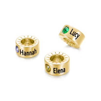 Necklace Accessories Custom 1 Necklace Bead Silver/Gold Bead for Mum Necklace-Jessemade AU