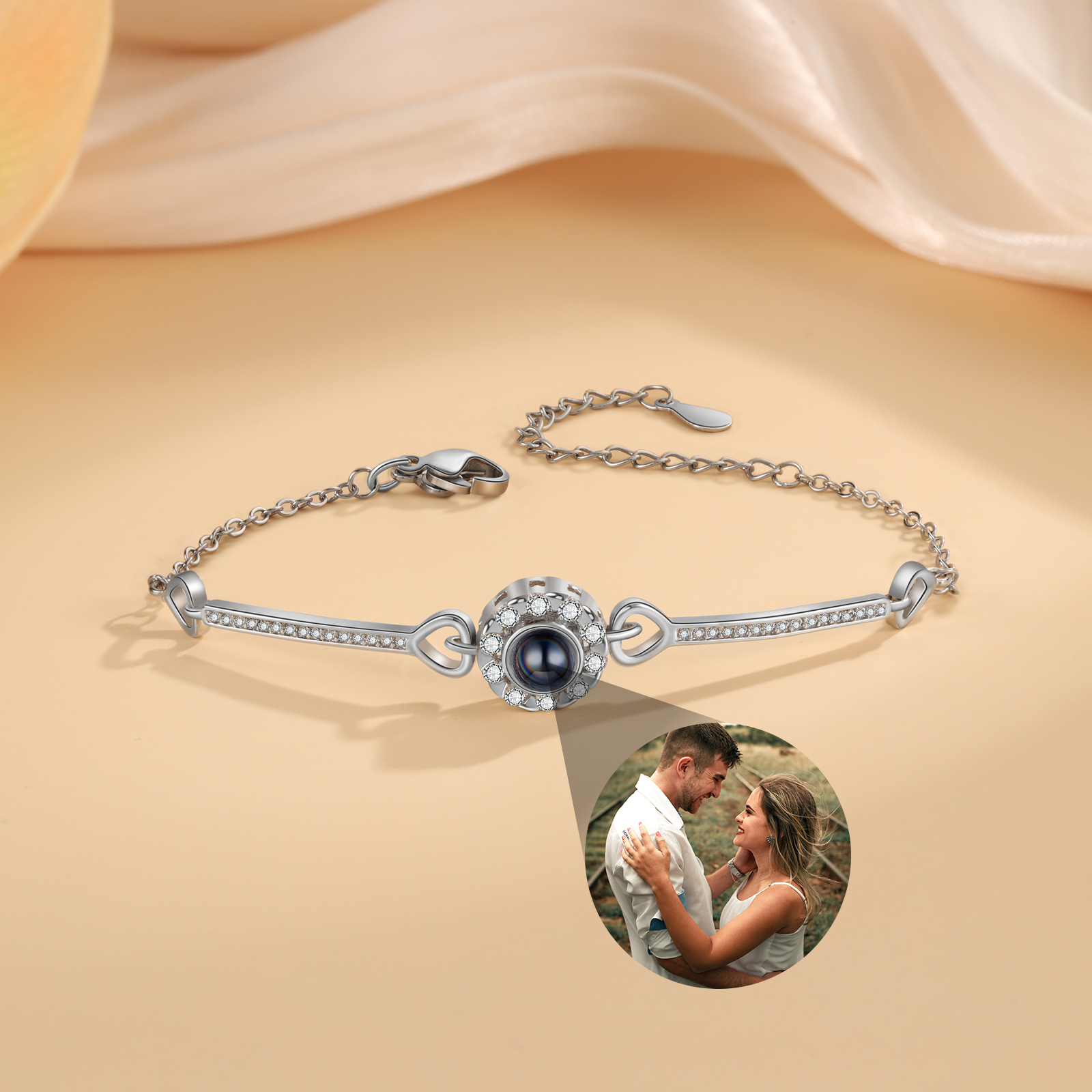 Personalised Projection Bracelet Custom Photo Bracelet Creative Gift for Her-Jessemade AU