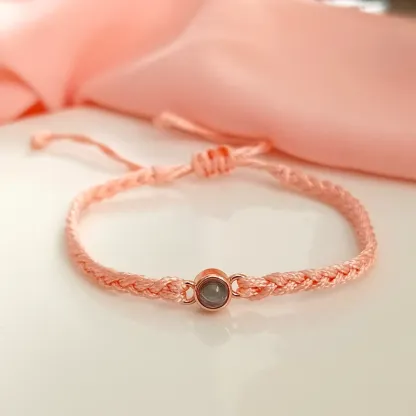 Personalised Projection Bracelet Love Style Photo Bracelet Rope Bracelet Gifts for Couple-Jessemade AU