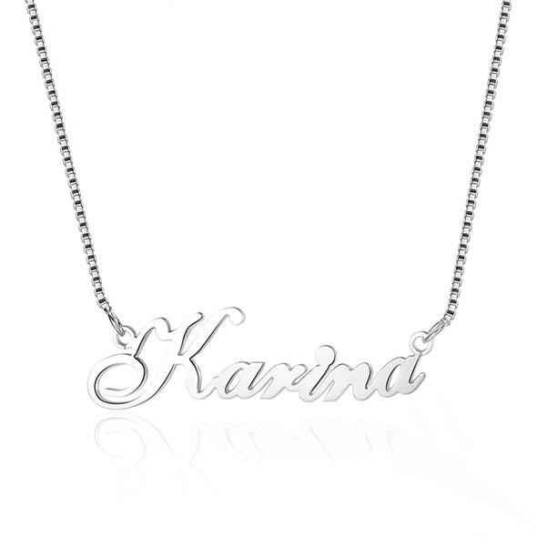 Personalised Necklace Custom 1 Name Necklace Gift For Women-Jessemade AU