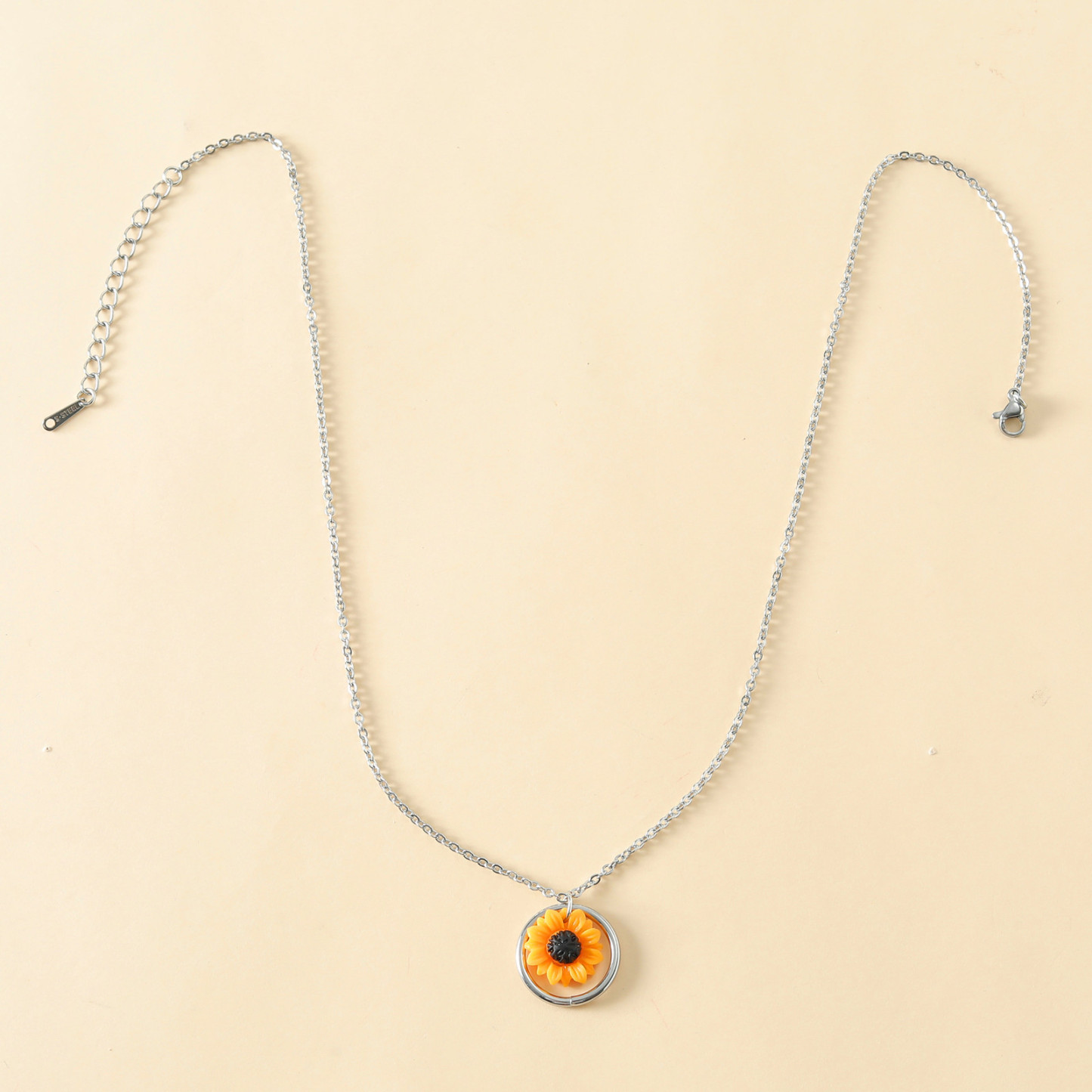 Sunflower Necklace Adjustable Best Friend Gift for Her-Jessemade AU