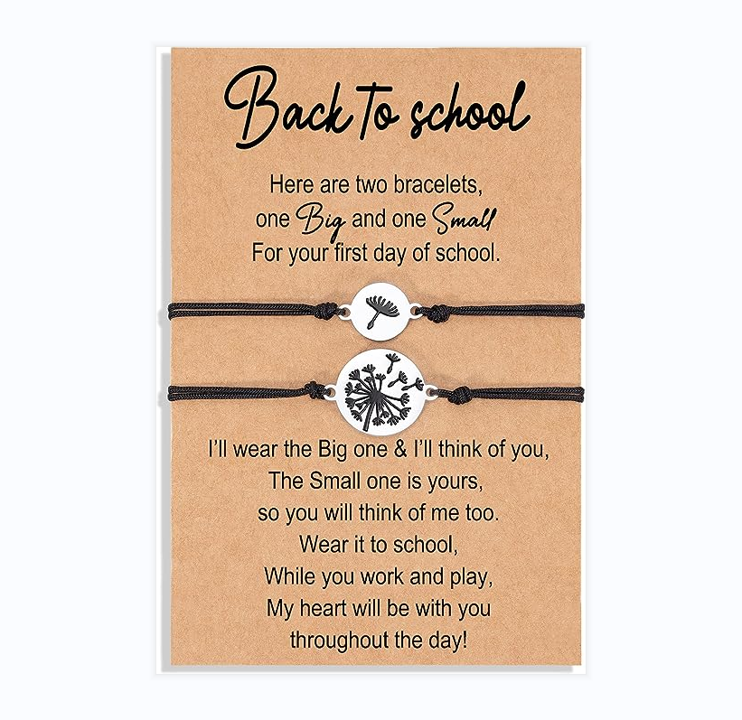 Dandelion Bracelet Mother and Daughter Bracelet Back To School Gift Adjustable String Bracelet-Jessemade AU