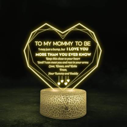 I May Just A Bump, But I Love You, 7 Colours Night Light Gifts For Mom-Jessemade AU