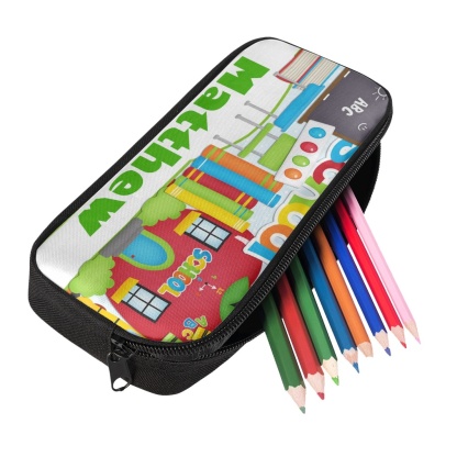 Personalised  Name Pencil Case Cartoon Classroom Pen Bag Zipper Back to School Gifts for Student-Jessemade AU