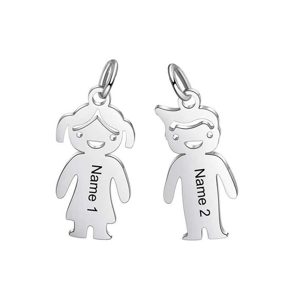 Small Size 2 cm Height Only Kid Charm Pendant-Jessemade AU