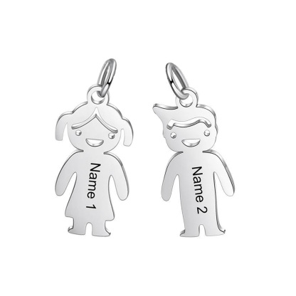 Small Size 2 cm Height Only Kid Charm Pendant-Jessemade AU