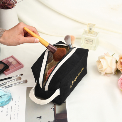 Personalised Name Cosmetic Bag Custom Makeup Bag Zipper Storage Bag Gifts for Ladies Girls-Jessemade AU