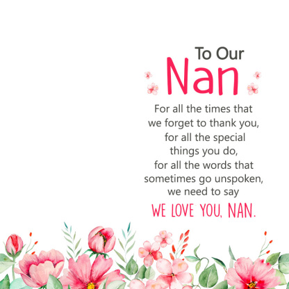 Nan Warm Gift Card, Greeting Card for Grandma-Jessemade AU