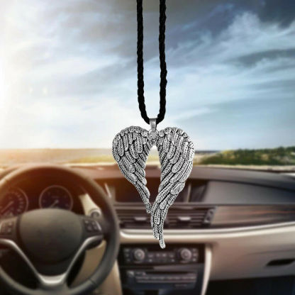 Personalised Wings Decorative Pendant Personalised Car Charm Hanging Ornament-Jessemade AU