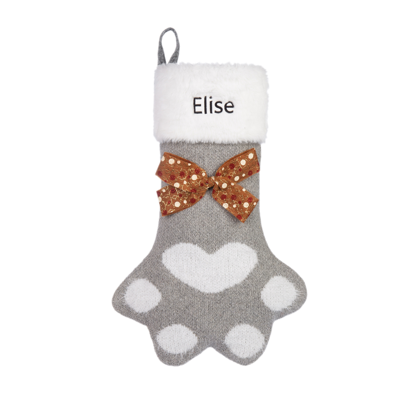 Personalised Christmas Stockings Gift Bag Customised 1 Name Christmas Sock Ornament Gift for Family Friends-Jessemade AU
