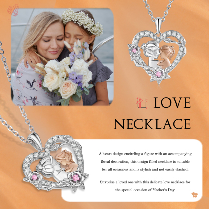 Grandmother and Granddaughter Heart Necklaces Special Bond Necklaces Gift For Her-Jessemade AU