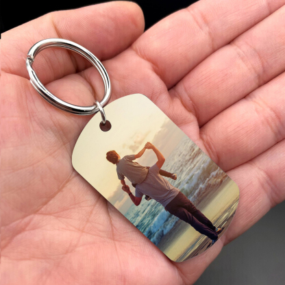 Best Dad I Ever Saw Personalised Father Keychain-Jessemade AU
