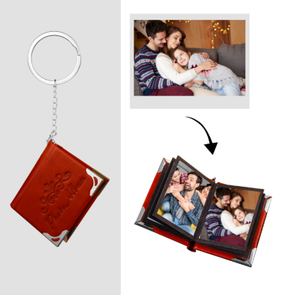 Personalised Mini Album Keychain Custom 10 Photos Keychain Gifts For Her-Jessemade AU