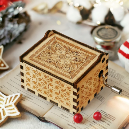 To My Daughter-Exquisite Wooden Music Box From Dad To Daughter-Jessemade AU