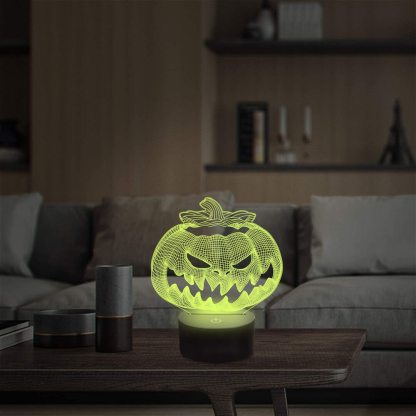 7 Colour Discoloured Halloween Pumpkins Night Light Lamp Home Decoration Gifts-Jessemade AU
