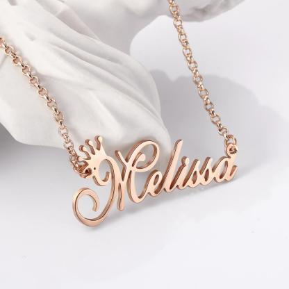 Personalised Necklace Custom 1 Name Necklace Gift For Women-Jessemade AU