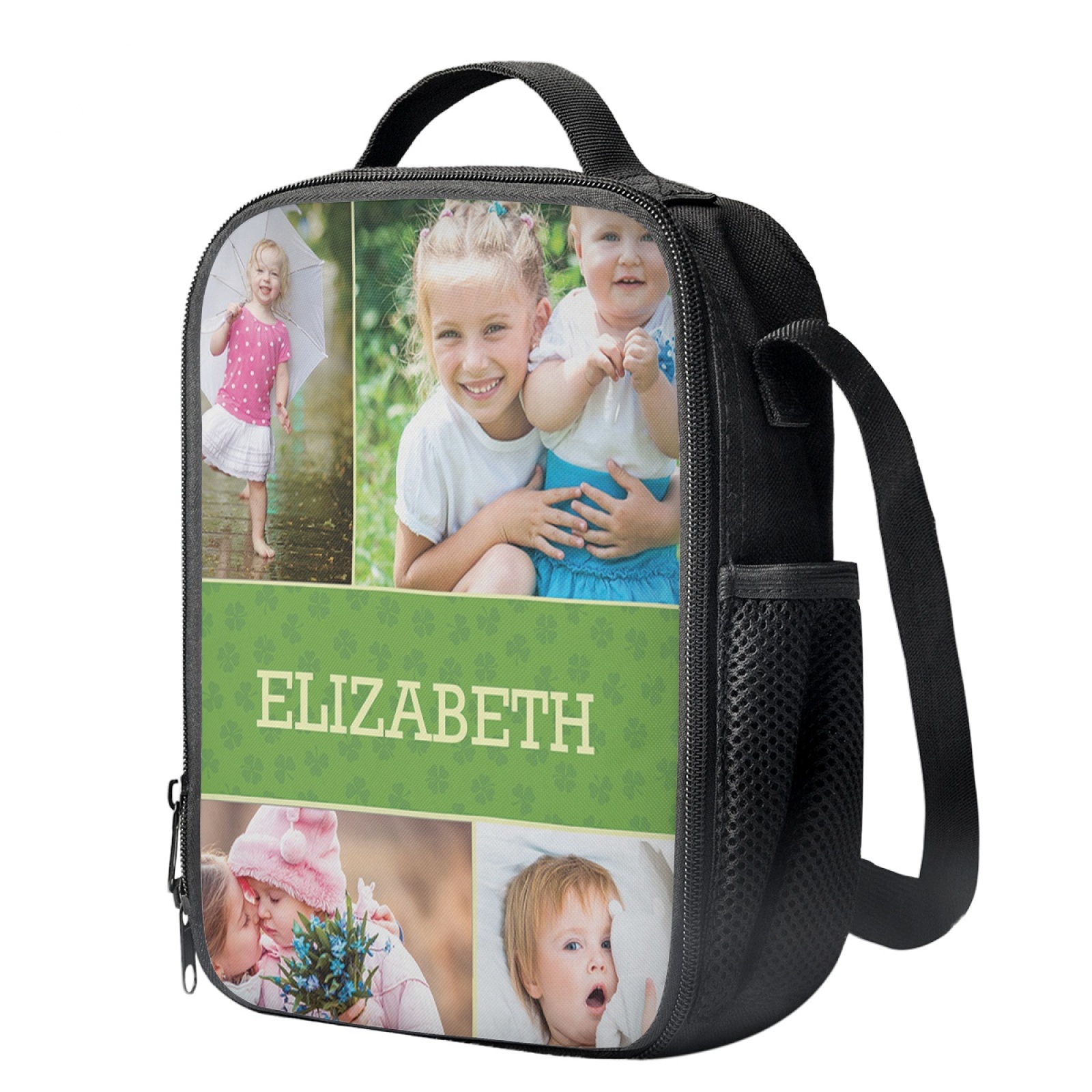 Custom Name and Photos Lunch Bag Personalised Lunch Box Gifts for Kids-Jessemade AU