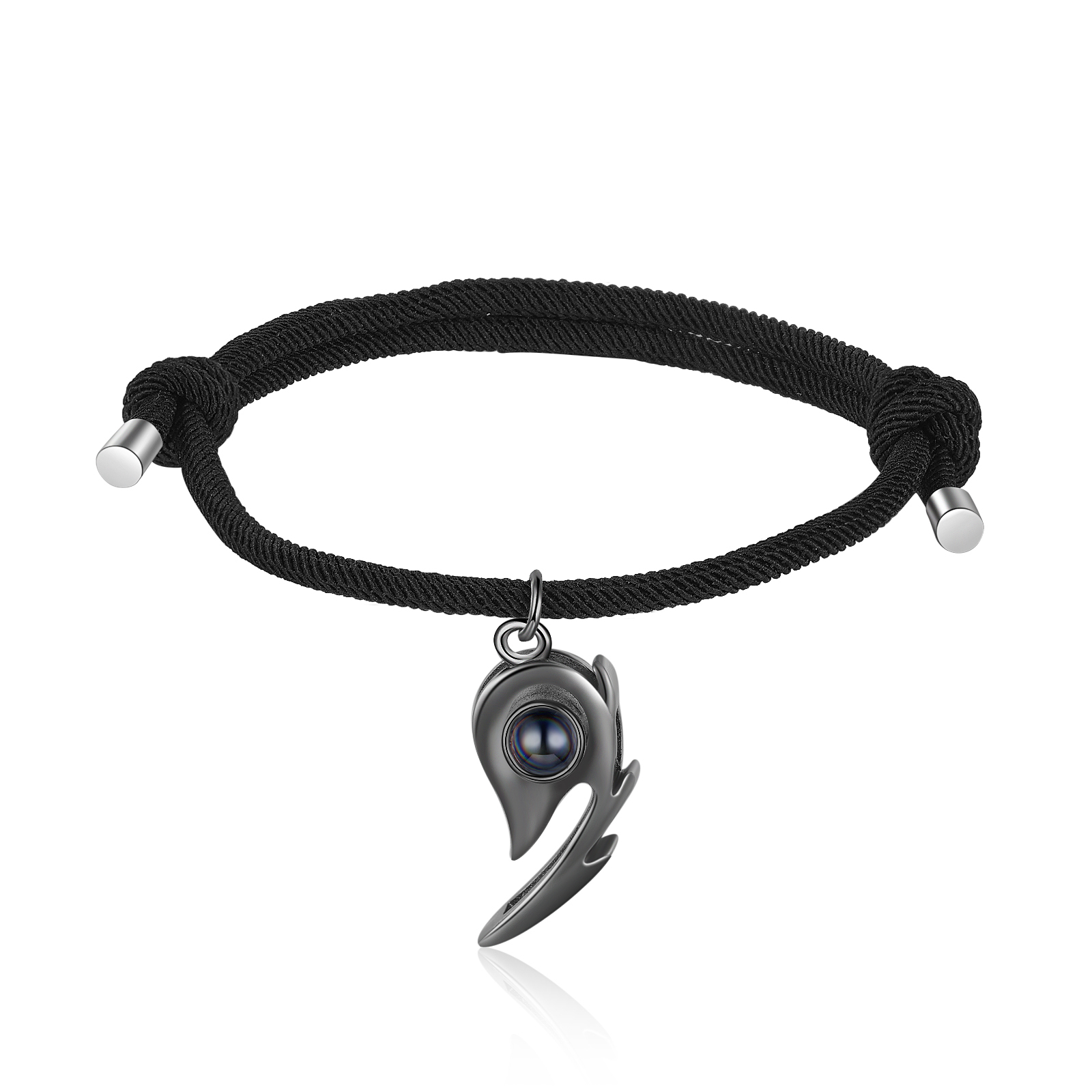 Personalised Magnetic Projection Bracelet Custom Photo Heart Couple Bracelet Creative Gift for Her-Jessemade AU